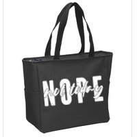 Funny NOPE Not Today Zip Tote Bag