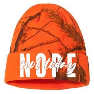 Funny NOPE Not Today Kati Licensed 12" Camo Beanie