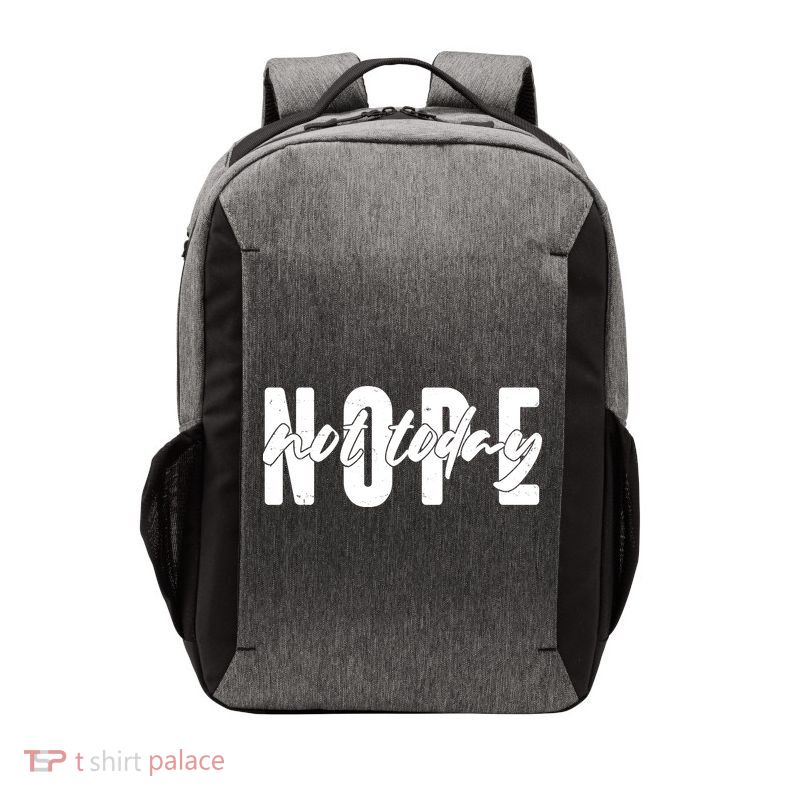 Funny NOPE Not Today Vector Backpack