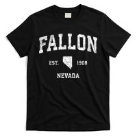 Fallon Nevada Nv Vintage Athletic Sports T-Shirt