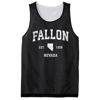 Fallon Nevada Nv Vintage Athletic Sports Mesh Reversible Basketball Jersey Tank