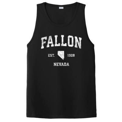 Fallon Nevada Nv Vintage Athletic Sports PosiCharge Competitor Tank