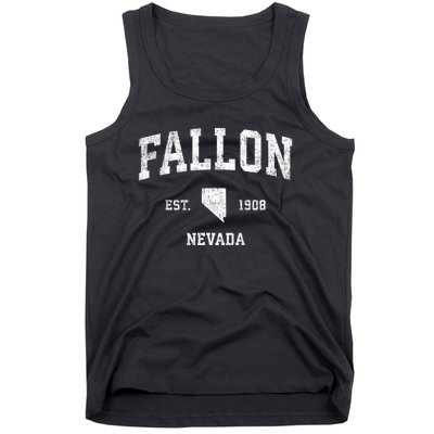 Fallon Nevada Nv Vintage Athletic Sports Tank Top