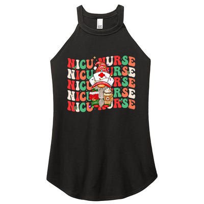 Festive NICU Nurse Christmas Gnome Women's Perfect Tri Rocker Tank