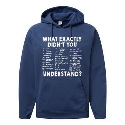 Funny Nurse Nurse Shorthand Nurse Acronyms Nursing School Gift Performance Fleece Hoodie