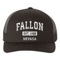 Fallon Nevada Nv Vintage Sports Yupoong Adult 5-Panel Trucker Hat