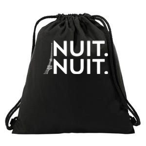 Funny Nuit Nuit Drawstring Bag