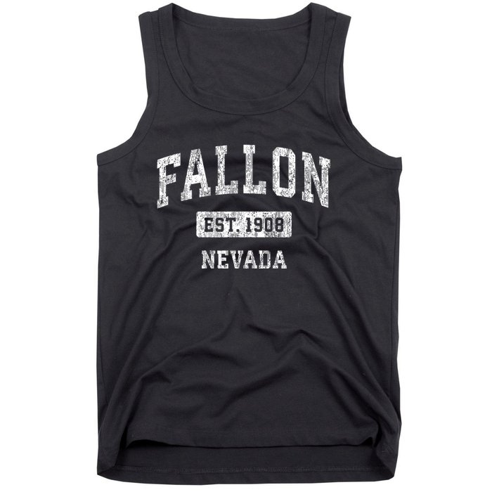 Fallon Nevada Nv Vintage Sports Established Tank Top