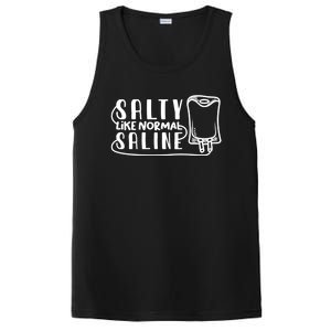 Funny Nurse Nursing Salty Like Normal Saline Therapist Gift PosiCharge Competitor Tank