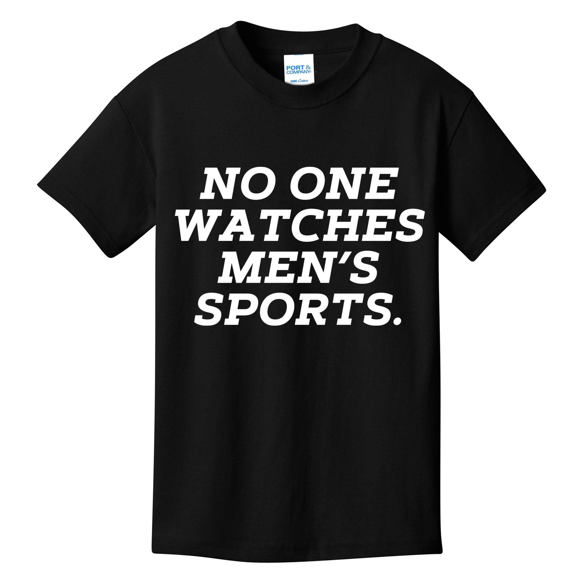 Funny No One Watches M.E.N.S Sports Kids T-Shirt