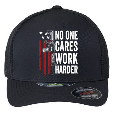 Funny No One Cares Work Harder Meme Nobody Cares Work Harder Motivation Shirt Flexfit Unipanel Trucker Cap