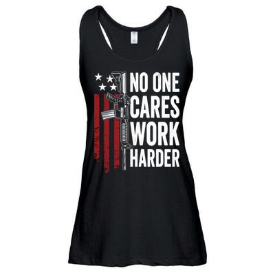 Funny No One Cares Work Harder Meme Nobody Cares Work Harder Motivation Shirt Ladies Essential Flowy Tank