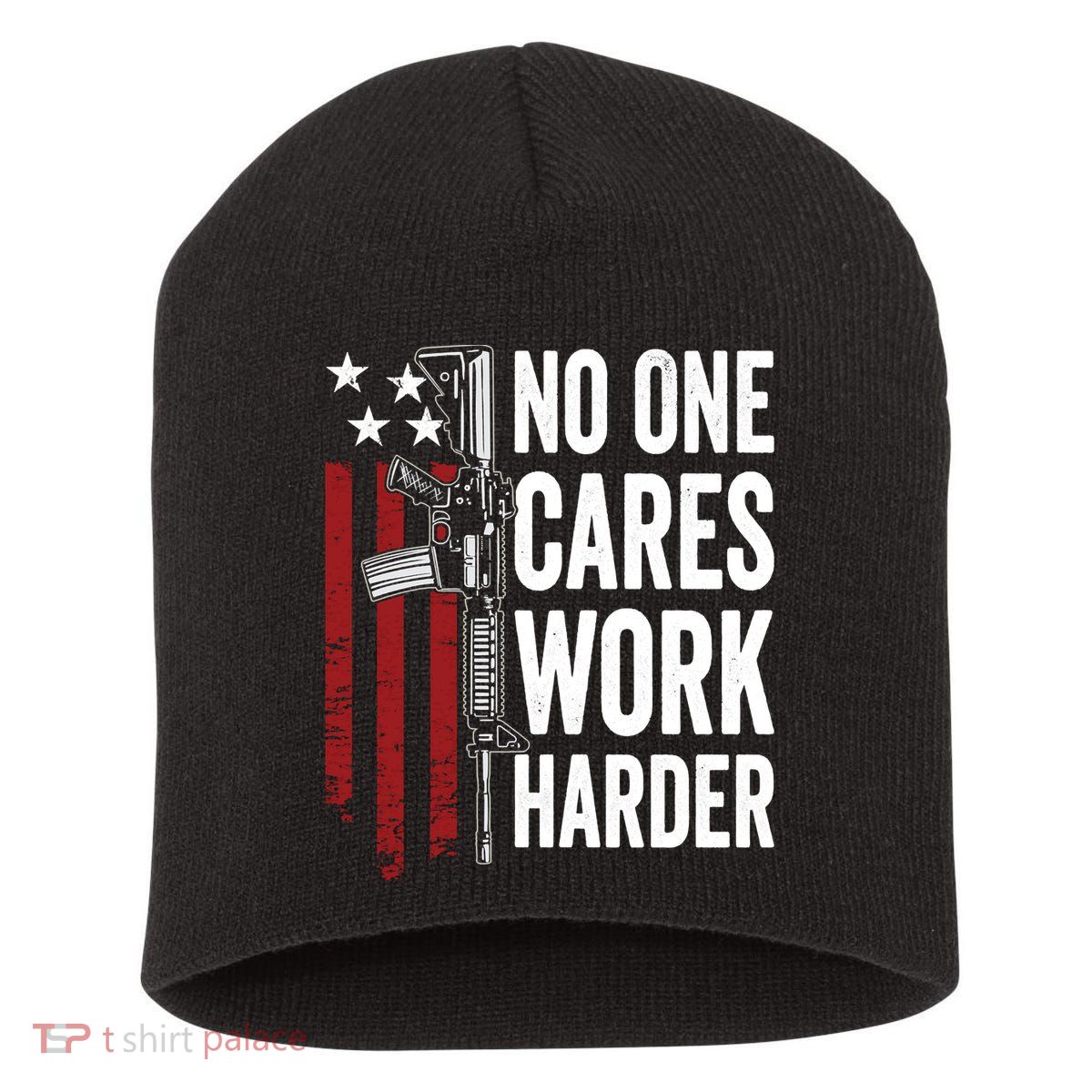 Funny No One Cares Work Harder Meme Nobody Cares Work Harder Motivation Shirt Short Acrylic Beanie