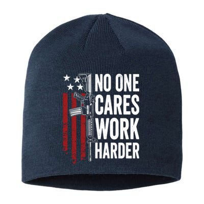 Funny No One Cares Work Harder Meme Nobody Cares Work Harder Motivation Shirt Sustainable Beanie