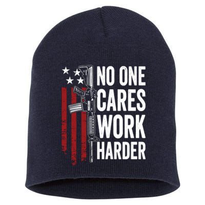 Funny No One Cares Work Harder Meme Nobody Cares Work Harder Motivation Shirt Short Acrylic Beanie