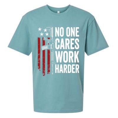 Funny No One Cares Work Harder Meme Nobody Cares Work Harder Motivation Shirt Sueded Cloud Jersey T-Shirt