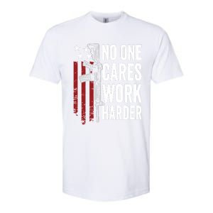 Funny No One Cares Work Harder Meme Nobody Cares Work Harder Motivation Shirt Softstyle CVC T-Shirt