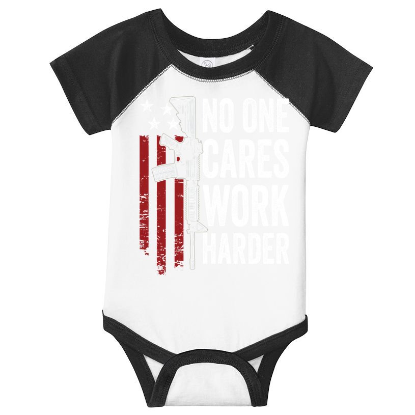Funny No One Cares Work Harder Meme Nobody Cares Work Harder Motivation Shirt Infant Baby Jersey Bodysuit