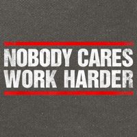 Funny No One Cares Work Harder Meme No One Cares Work Harder Motivational Quote Cotton Canvas Backpack