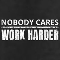 Funny No One Cares Work Harder Meme No One Cares Work Harder Motivational Quote 25L Jumbo Tote
