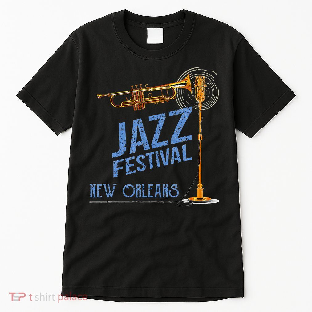 Funny New Orleans Festival Of Jazz Music Louisiana Gifts Tall T-Shirt