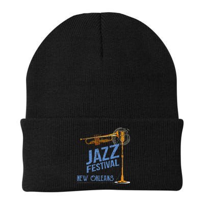 Funny New Orleans Festival Of Jazz Music Louisiana Gifts Beanie