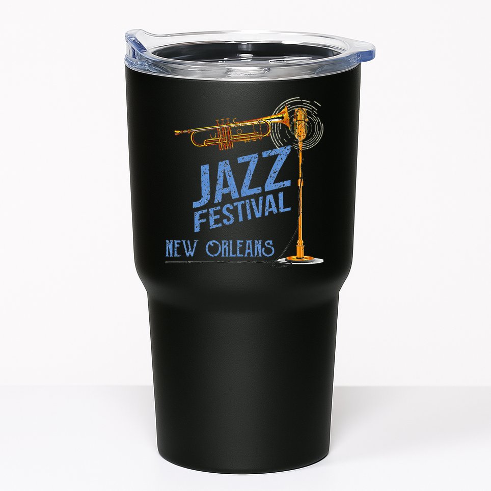 Funny New Orleans Festival Of Jazz Music Louisiana Gifts Tumbler