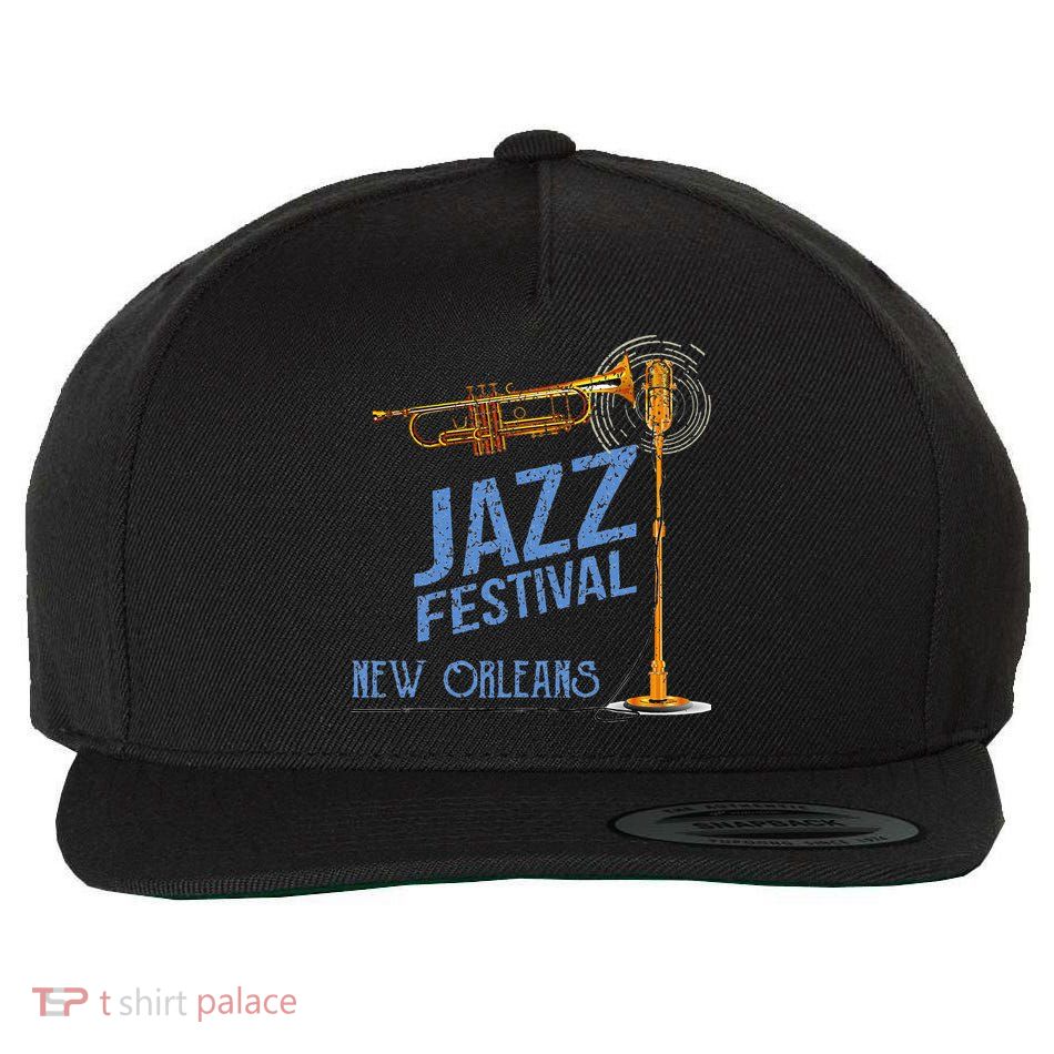 Funny New Orleans Festival Of Jazz Music Louisiana Gifts Wool Snapback Cap