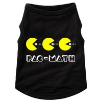 Funny Nerdy Pac Math Nom Retro Game Precalculus Math Teacher Doggie Tank