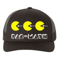 Funny Nerdy Pac Math Nom Retro Game Precalculus Math Teacher Yupoong Adult 5-Panel Trucker Hat