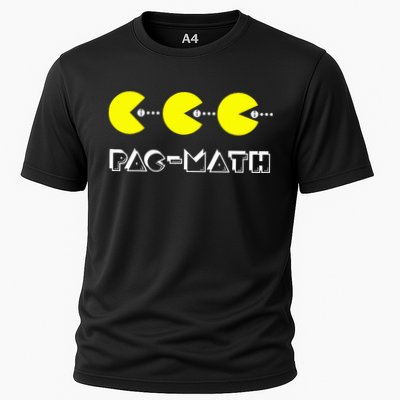 Funny Nerdy Pac Math Nom Retro Game Precalculus Math Teacher Performance Shirt