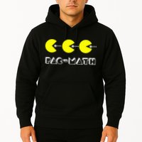 Funny Nerdy Pac Math Nom Retro Game Precalculus Math Teacher Hoodie