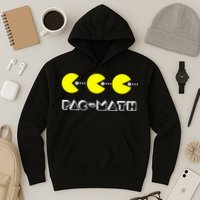 Funny Nerdy Pac Math Nom Retro Game Precalculus Math Teacher Hoodie