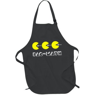 Funny Nerdy Pac Math Nom Retro Game Precalculus Math Teacher Apron