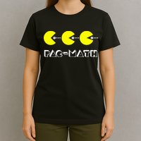 Funny Nerdy Pac Math Nom Retro Game Precalculus Math Teacher T-Shirt
