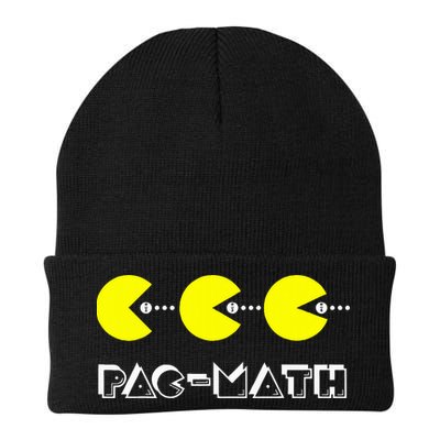 Funny Nerdy Pac Math Nom Retro Game Precalculus Math Teacher Beanie