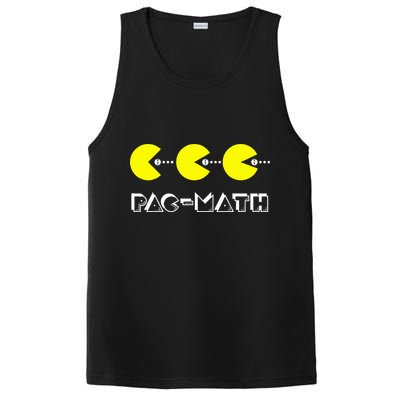 Funny Nerdy Pac Math Nom Retro Game Precalculus Math Teacher PosiCharge Competitor Tank