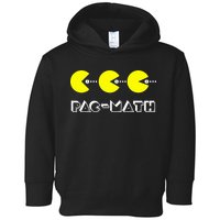 Funny Nerdy Pac Math Nom Retro Game Precalculus Math Teacher Toddler Hoodie