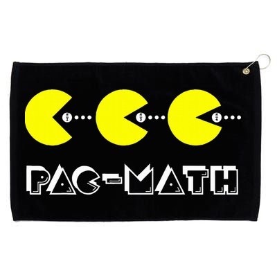 Funny Nerdy Pac Math Nom Retro Game Precalculus Math Teacher Grommeted Golf Towel