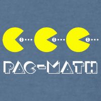Funny Nerdy Pac Math Nom Retro Game Precalculus Math Teacher Garment-Dyed Sweatshirt