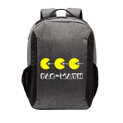 Funny Nerdy Pac Math Nom Retro Game Precalculus Math Teacher Vector Backpack
