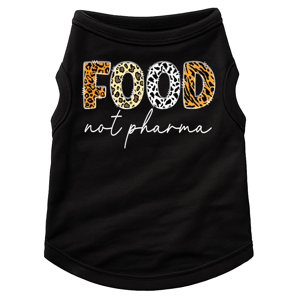 Food Not Pharma - Natural Organic Nutrition Health Wellness Doggie Tank