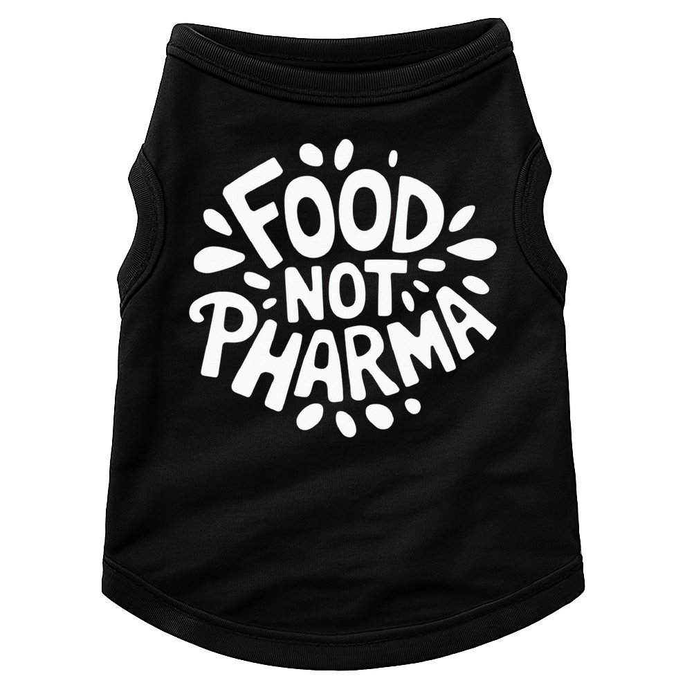 Food Not Pharma Natural Organic Nutrition Doggie Tank