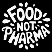 Food Not Pharma Natural Organic Nutrition Wool Snapback Cap