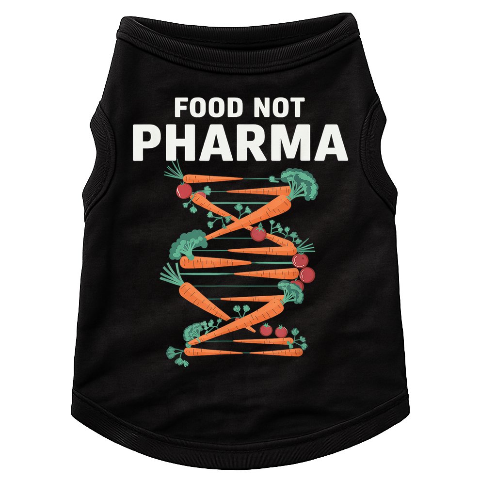 Food Not Pharma Natural Organic Nutrition Doggie Tank