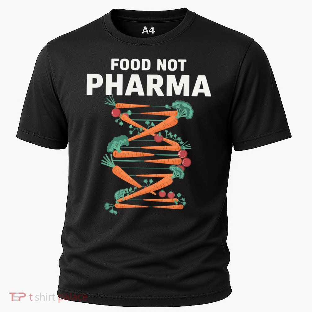 Food Not Pharma Natural Organic Nutrition Performance Shirt