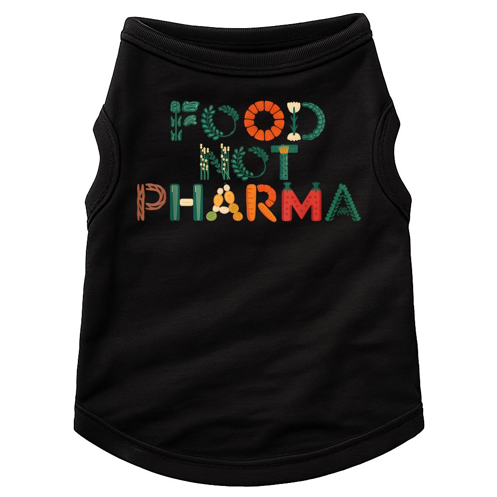 Food Not Pharma Natural Organic Nutrition Doggie Tank