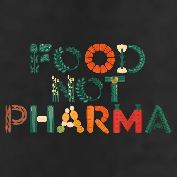 Food Not Pharma Natural Organic Nutrition Beanie