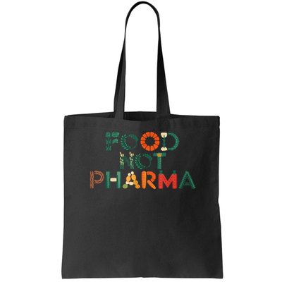 Food Not Pharma Natural Organic Nutrition Bag
