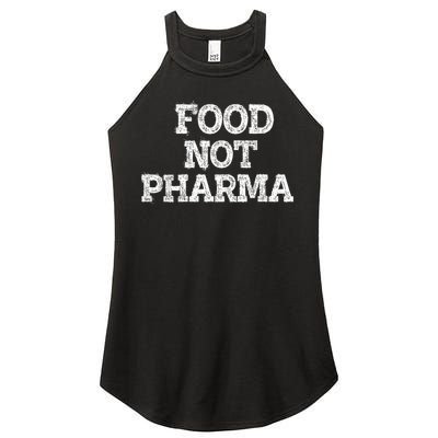 Food Not Pharma Natural Organic Nutrition Women's Perfect Tri Rocker Tank